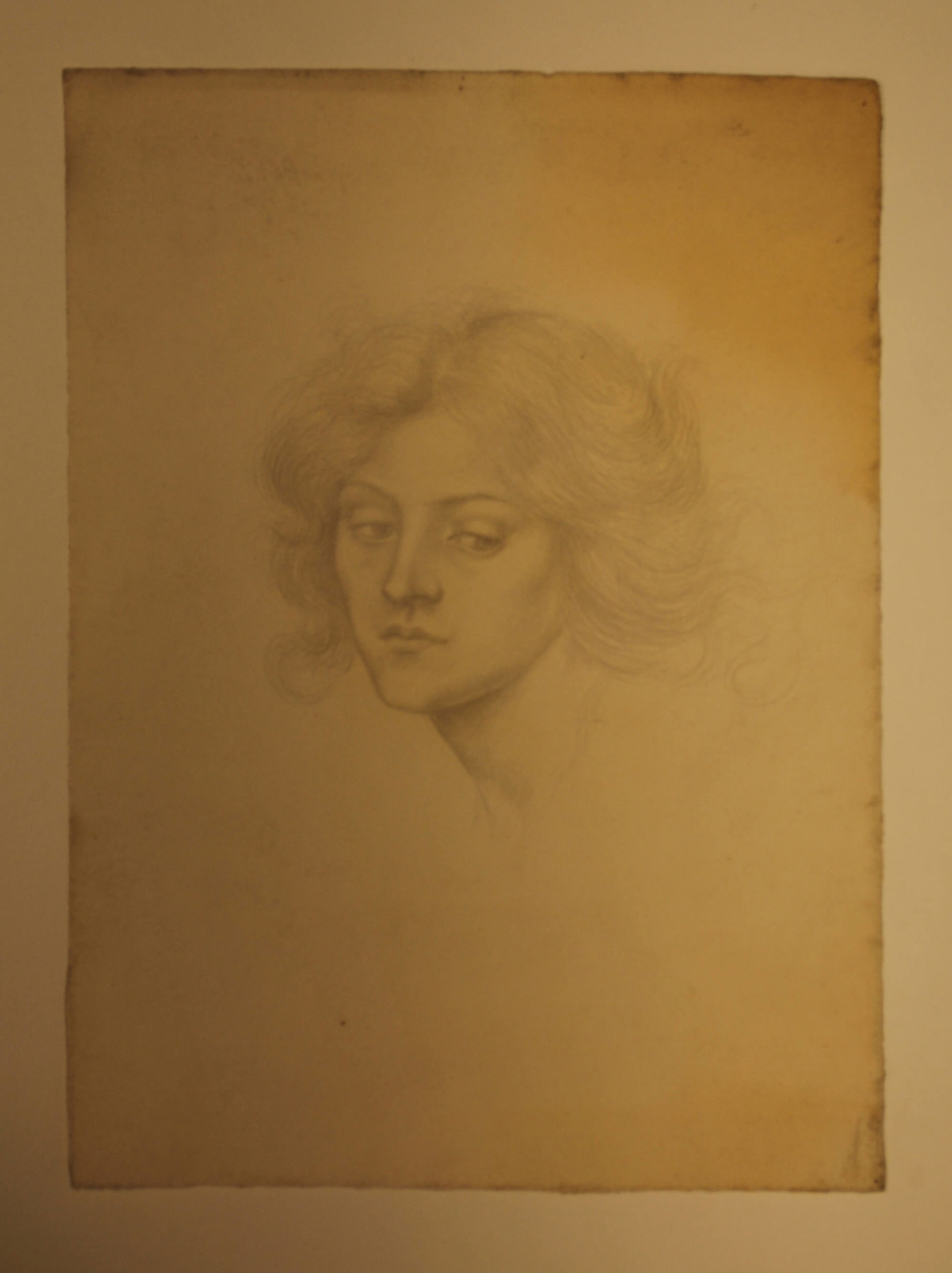 Study of a woman – possibly Mary Pickering, female - The De