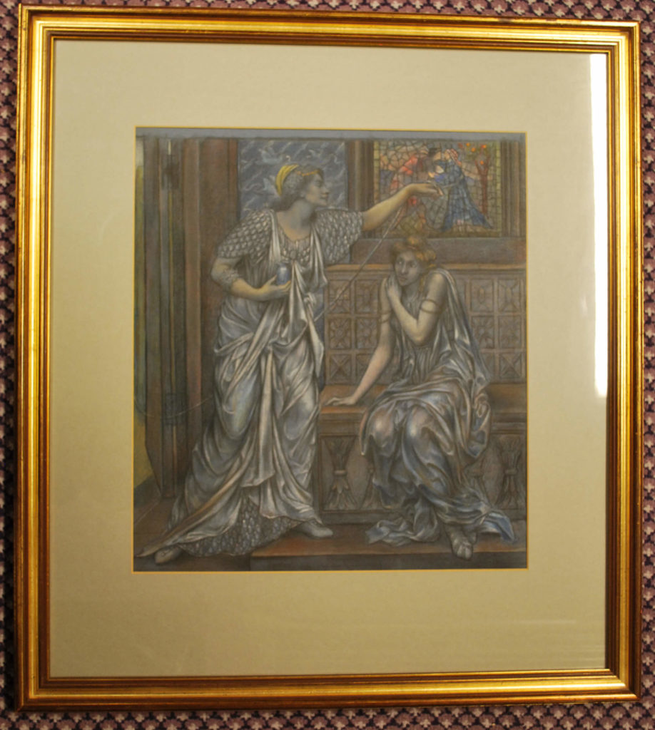 Study for 'Queen Eleanor and Fair Rosamund' - The De Morgan Foundation