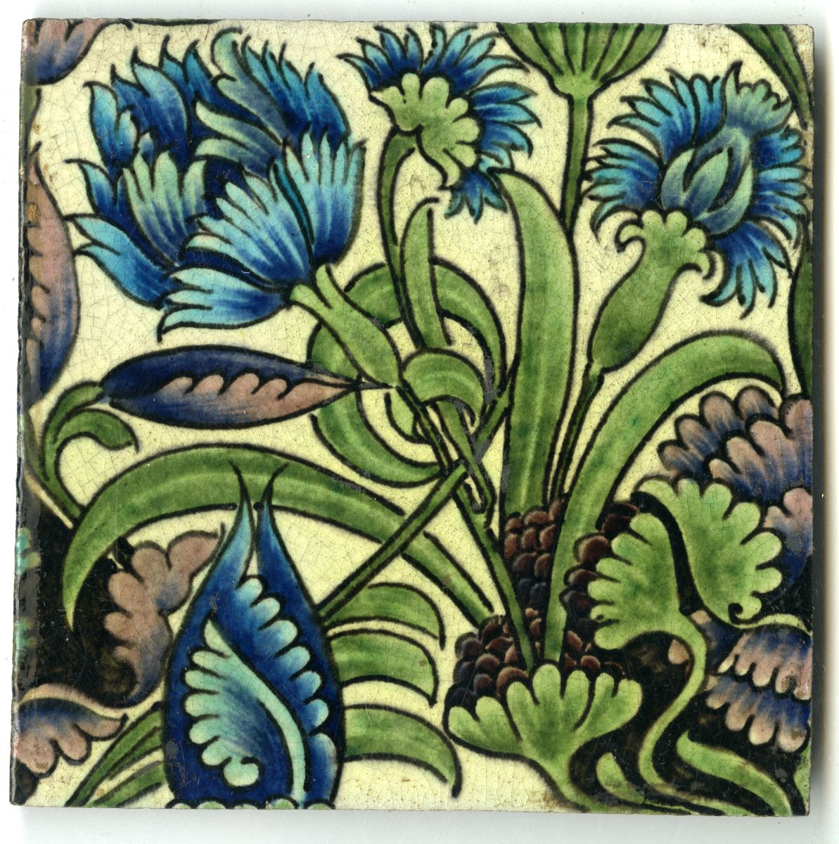 Floral Tile - The De Morgan Foundation