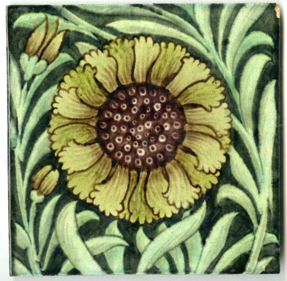 Floral Tille: Marlborough (Top) - The De Morgan Foundation