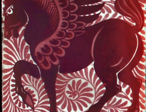 The Magic of William De Morgan’s Copper Lustre Pegasus Tile